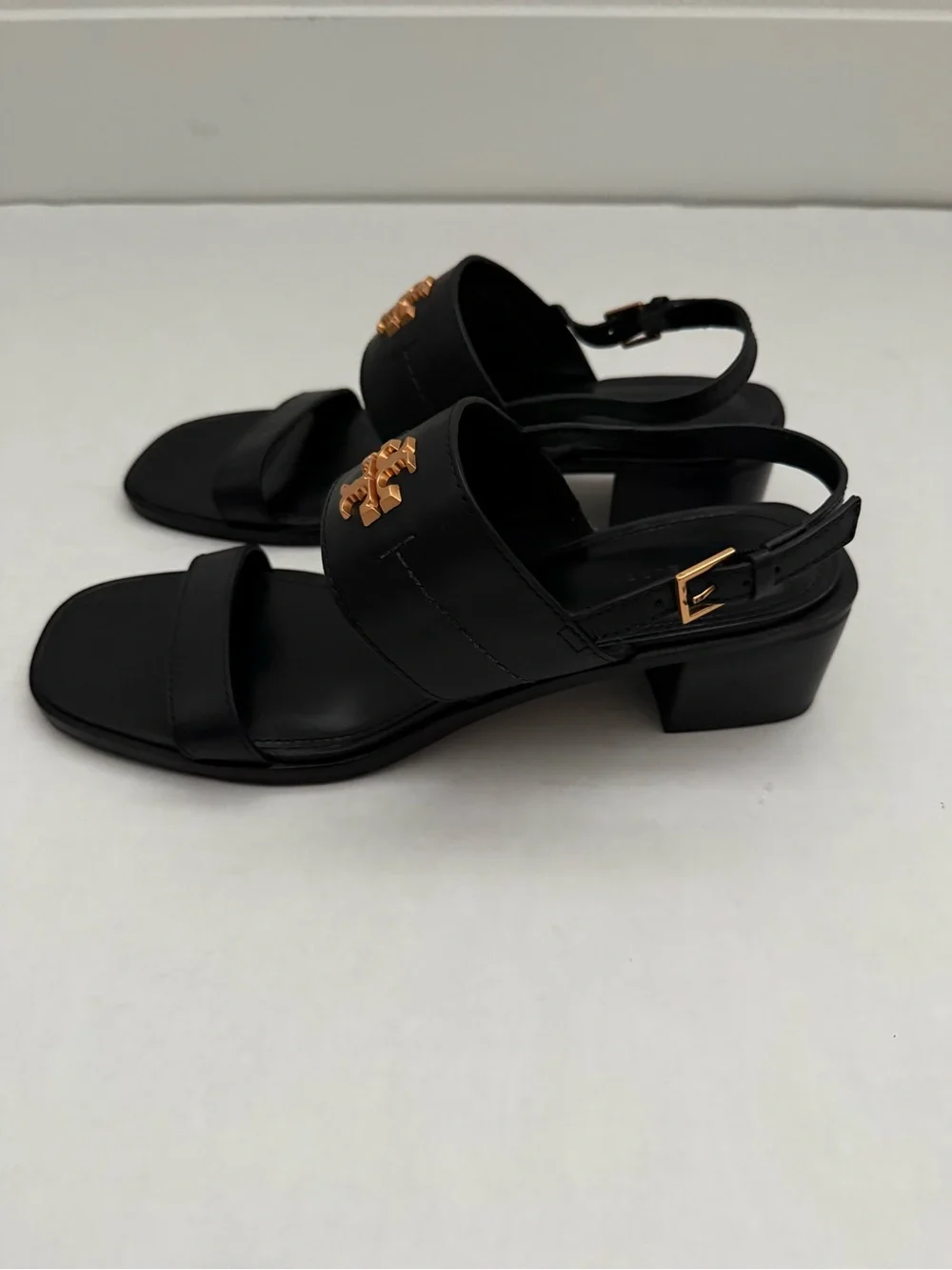 Tory Burch Eleanor Block Heel Sandals Size 10